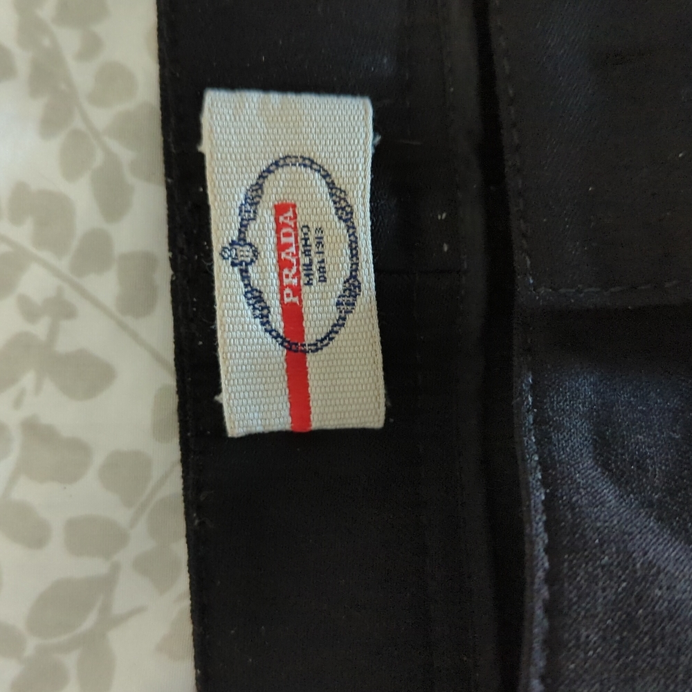 Black PRADA skinny pant - size 42IT